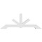 Ekena Millwork Vanguard Architectural Grade PVC Gable Bracket, 108"W x 40 1/2"H x 6"D x 6"F, 9/12 Pitch GBP108X41X0606VAN00 - alternate 4